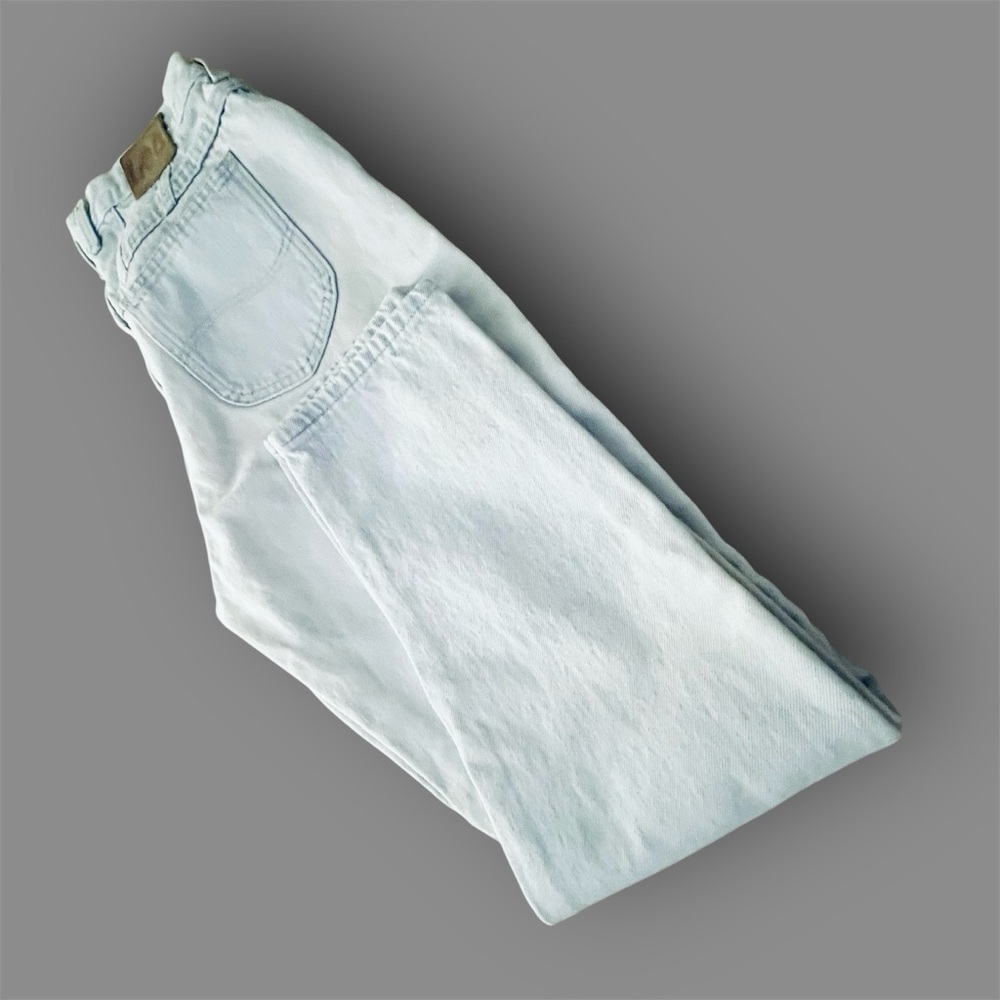 Lee Mom Jeans Classic Super Hi-Rise 80's Vintage Light-Wash ~ Perfect Condition - Picture 15 of 16